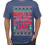Pucker Up And Kiss My Jolly Ass, Ugly Christmas Sweater Unisex Men's T-Shirt