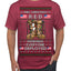 This Christmas RED Remember Everyone Deployed Veteran Ugly Christmas Sweater Men's T-Shirt