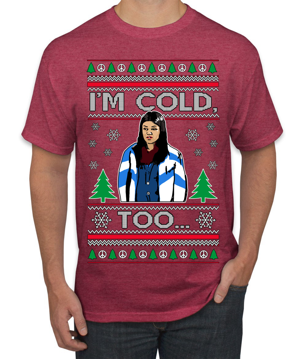I'm Cold Too Funny Classic 70s Show Damn Jackie Ugly Christmas Sweater Men's T-Shirt