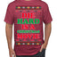 Die Hard is a Christmas Movie Classic, McClane Hans Nakatomi Plaza Xmas Party Holiday Movies Ugly Christmas Sweater Men's T-Shirt
