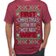 First Christmas With My Hot New Wife Classic Newlywed Ugly Christmas Sweater Men's T-Shirt