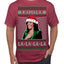 Kamala La La Funny Santa Hat Classic Xmas Song Carol Ugly Christmas Sweater Men's T-Shirt