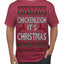 Chickenleigh It's Christmas Funny Viral Trending Meme Ugly Christmas Sweater Men's T-Shirt