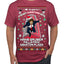 Not Christmas Until Hans Gruber Falls From Nakatomi Ugly Christmas Sweater Men's T-Shirt