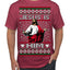 Jesus Is Him Funny Gen Z Viral Meme Shades Slang Ugly Christmas Sweater Men's T-Shirt