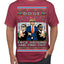 Doge F Around and Find Out Donald Trump Elon Vivek MAGA Ugly Christmas Sweater Men's T-Shirt