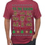 Tis' The Season To Be Naughty Unisex Ugly Christmas Sweater Men's T-Shirt