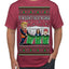 Tis the Season to Take Out the Garbage President Trump Ugly Christmas Sweater Men's T-Shirt