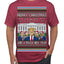 Merry Christmas and a MAGA New Year 2025 Ugly Christmas Sweater Men's T-Shirt