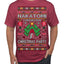 Nakatomi Corporation Christmas Party 1988 Plaza Logo, Classic Die Hard McClane 80s Xmas Movie Quote Ugly Christmas Sweater Men's T-Shirt