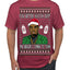 You Better Watch Out, the Diddler's Coming to Town, Funny Santa P Diddy Diddler Funny Party Viral Music Baby Oil Meme Ugly Christmas Sweater Men's T-Shirt