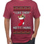 Hefty And Hung Christmas Sweater, Funny  Ugly Christmas Sweater Men's T-Shirt