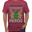 Es Navidad Putos, Ugly Christmas Sweater Unisex Men's T-Shirt