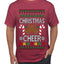 Christmas Cheer, Ugly Christmas Sweater Unisex Men's T-Shirt