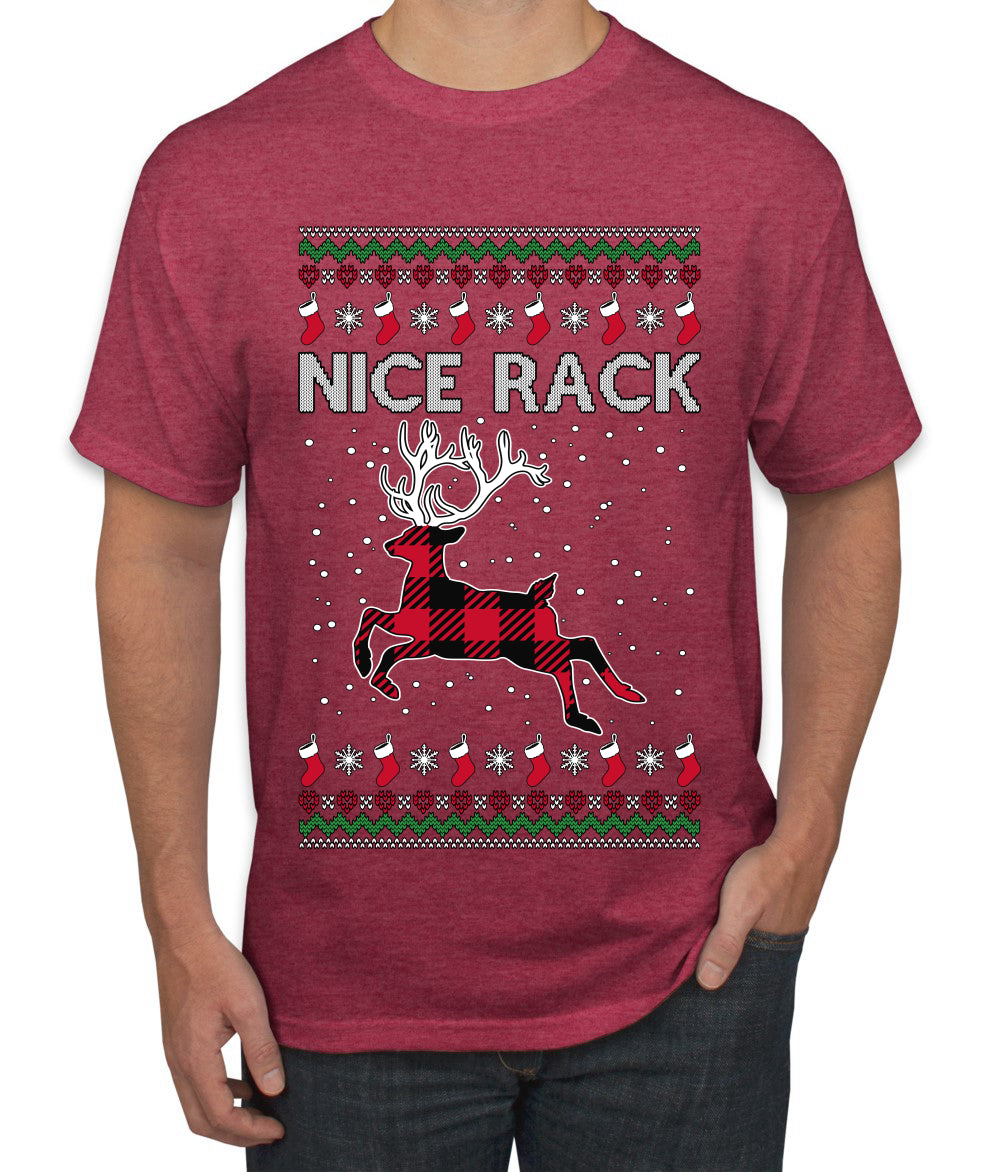 Nice Rack, Ugly Christmas Sweater Unisex Men's T-Shirt