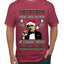 I Made Santa An Offer He Couldn't Refuse Mafia Don, Ugly Christmas Sweater Unisex Men's T-Shirt