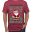 Is That A Candy Cane In Your Pocket Naughty Santa, Ugly Christmas Sweater Unisex Men's T-Shirt