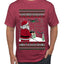 Santa Drone Show Reindeer, Ugly Christmas Sweater Unisex Men's T-Shirt