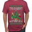 From The Windows To The Walls I'm About To Deck These Halls, Ugly Christmas Sweater Unisex Men's T-Shirt