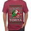 All I Want For Christmas Is A Torta, Ugly Christmas Sweater Unisex Men's T-Shirt