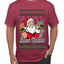 Buon Natale, Italian Santa Claus, Funny, Italian American Humor, Ugly Christmas Sweater Unisex Men's T-Shirt