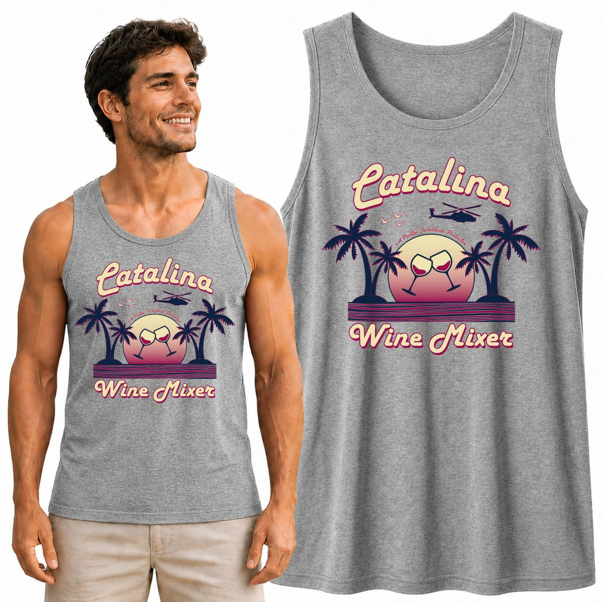 Funny Mixer Island  Pop Culture Mens Tank Top