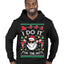 I Do It for the Hos Funny Santa Claus Ugly Christmas Sweater Premium Graphic Hoodie Sweatshirt