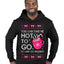 You Can Take Me Hot to Go, Hot Cocoa Viral Song Pop Music Ugly Christmas Sweater Premium Graphic Hoodie Sweatshirt