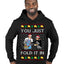 You Just Fold It In Funny Enchilada Moira David TV Sitcom Ugly Christmas Sweater Premium Graphic Hoodie Sweatshirt