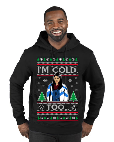 I'm Cold Too Funny Classic 70s Show Damn Jackie Ugly Christmas Sweater Premium Graphic Hoodie Sweatshirt