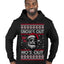 Snow's Out Hos Out | Funny Santa Claus Ugly Christmas Sweater Premium Graphic Hoodie Sweatshirt