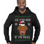 Ask Your Mom If I'm Real Funny Black Santa Claus Censored Ugly Christmas Sweater Premium Graphic Hoodie Sweatshirt