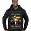 Feliz Navidad Mi Amigos Funny President Ugly Christmas Sweater Premium Graphic Hoodie Sweatshirt