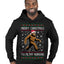 Merry Christmas Ya Filthy Humans Funny Sasquatch Bigfoot Ugly Christmas Sweater Premium Graphic Hoodie Sweatshirt