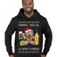 Arriba Abajo Al Centro Pa'Dentro Cheers to Health Salud Ugly Christmas Sweater Premium Graphic Hoodie Sweatshirt