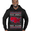 Make America Red Again USA Map Trump 2024 MAGA Ugly Christmas Sweater Premium Graphic Hoodie Sweatshirt