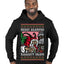 Merry Krampus Naughty Brats | Funny Ugly Christmas Sweater Premium Graphic Hoodie Sweatshirt