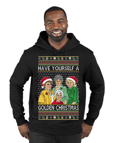 Have Yourself a Golden Christmas Classic TV Show Ugly Christmas Sweater Premium Graphic Hoodie Sweatshirt