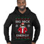 Big Nick Energy, Funny Humor, Ugly Christmas Sweater Premium Graphic Hoodie Sweatshirt