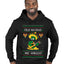 Feliz Navidad Mis Amigos!, Ugly Christmas Sweater Premium Graphic Hoodie Sweatshirt