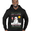 Just A Little Meltdown, Ugly Christmas Sweater Premium Graphic Hoodie Sweatshirt