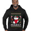 Holiday, Ugly Christmas Sweater Unisex Premium Graphic Hoodie Sweatshirt