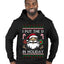 I Put The D In Holiday, Ugly Christmas Sweater Unisex Premium Graphic Hoodie Sweatshirt