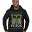Es Navidad Putos, Ugly Christmas Sweater Unisex Premium Graphic Hoodie Sweatshirt