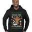 Make Me Crumb, Ugly Christmas Sweater Unisex Premium Graphic Hoodie Sweatshirt