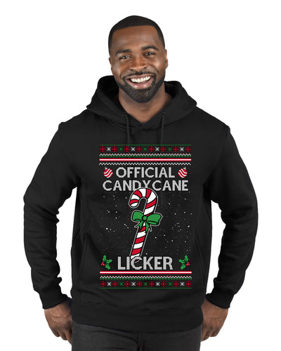 Official Candy Cane Licker, Ugly Christmas Sweater Unisex Unisex Premium Graphic Hoodie Sweatshirt