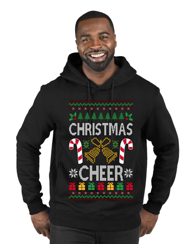 Christmas Cheer, Ugly Christmas Sweater Unisex Premium Graphic Hoodie Sweatshirt