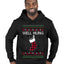 Well Hung, Ugly Christmas Sweater Unisex Premium Graphic Hoodie Sweatshirt