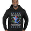 Season's Eatings Shark, Ugly Christmas Sweater Unisex Premium Graphic Hoodie Sweatshirt