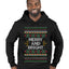 Merry And Bright, Ugly Christmas Sweater Unisex Premium Graphic Hoodie Sweatshirt